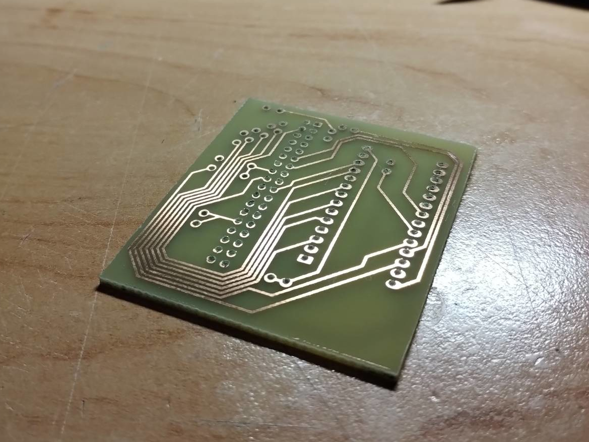 attempt at PCB etching